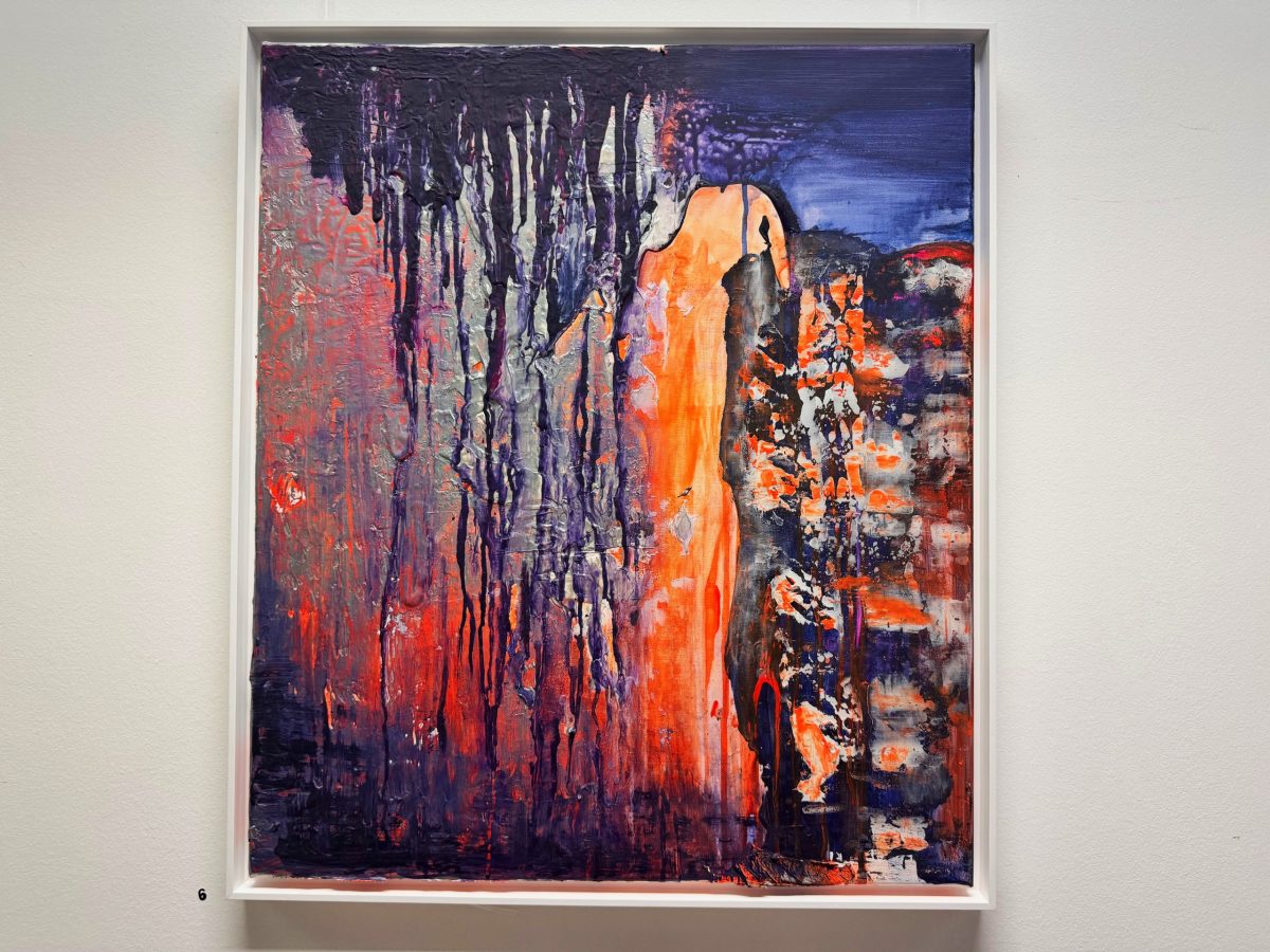 Ein ausgestelltes Bild Gabi Metternich