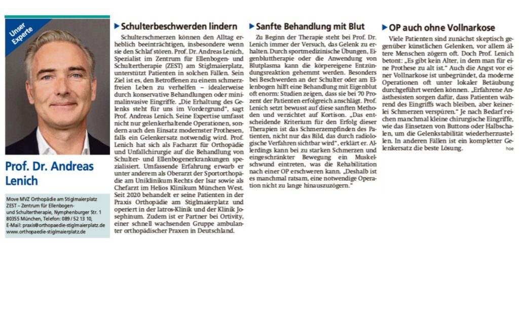 Sonderveröffentlung im Münchner Merkur 06.11.2025