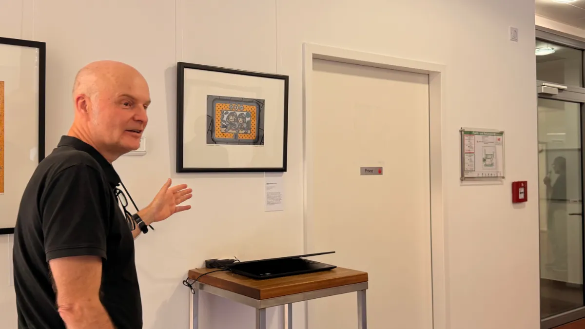 Vernissage 2026 - Thomas Nechleba erklärt